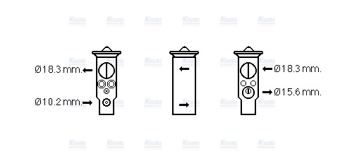 AVA Aircon Expansion valve TO1702