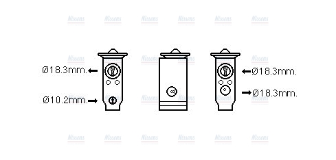AVA Aircon Expansion valve TO1709