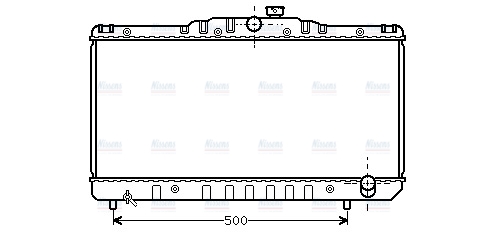 AVA Coolant Radiator TO2029