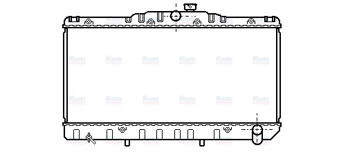 AVA Coolant Radiator TO2034
