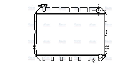 AVA Coolant Radiator TO2217