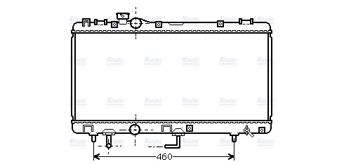 AVA Coolant Radiator TO2231
