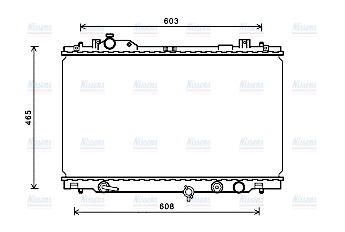 AVA Coolant Radiator TO2666