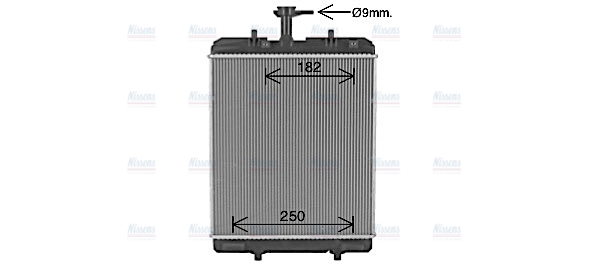 AVA Coolant Radiator TO2764