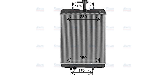 AVA Coolant Radiator TO2764