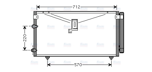 AVA Aircon Condenser TO5383D
