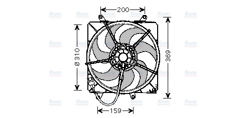 AVA Radiator Cooling Fan TO7506