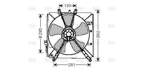 AVA Radiator Cooling Fan TO7512