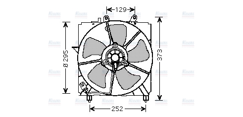 AVA Radiator Fan TO7517
