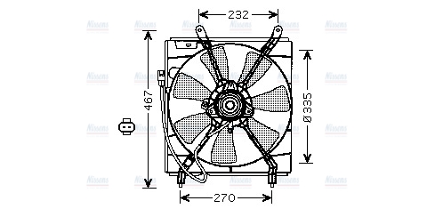 AVA Radiator Fan TO7536