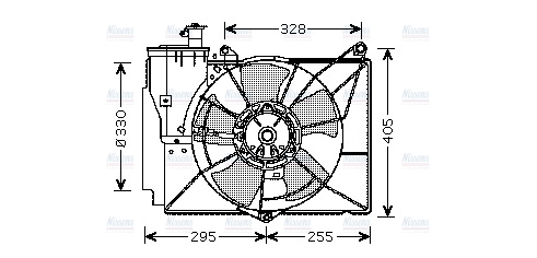 AVA Radiator Fan TO7539