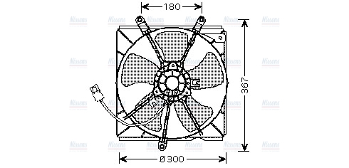 AVA Radiator Cooling Fan TO7540