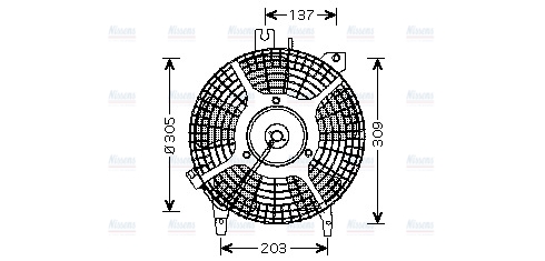AVA Radiator Cooling Fan TO7542
