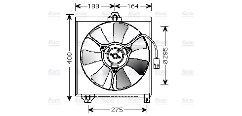 AVA Radiator Fan TO7546