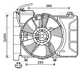 AVA Radiator Cooling Fan TO7647