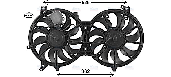 AVA Radiator Fan TO7762