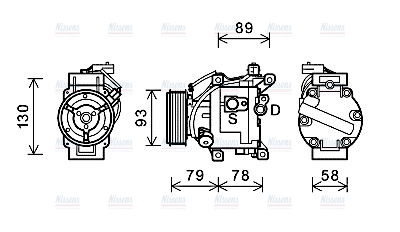 AVA Aircon Compressor TOAK667