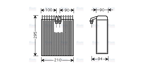 AVA Aircon Evaporator TOV391