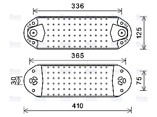 AVA Oil cooler VL3072