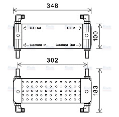 AVA Oil cooler VL3073