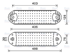 AVA Oil Cooler VL3074
