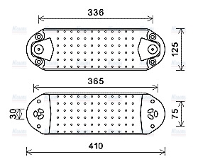 AVA Oil Cooler VL3075