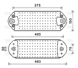 AVA Oil cooler VL3078