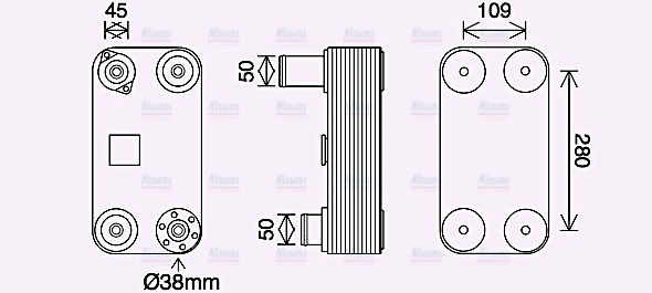 AVA Oil Cooler VL3092
