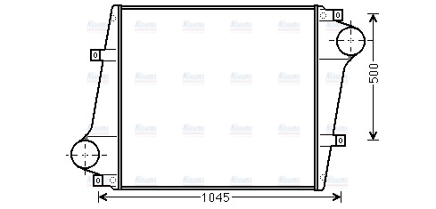 AVA Charge Air Intercooler VL4050