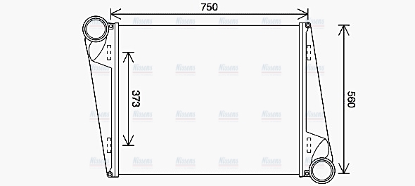 AVA Charge Air Intercooler VL4090