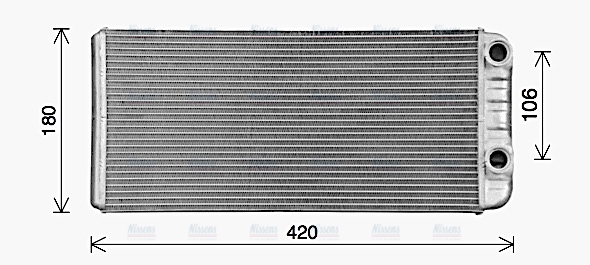AVA Heater Core VL6114