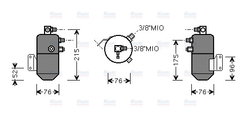 AVA Aircon Receiver Dryer Filter VLD031