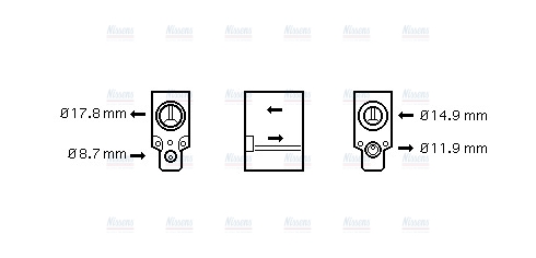 AVA Aircon Expansion Valve VN1076