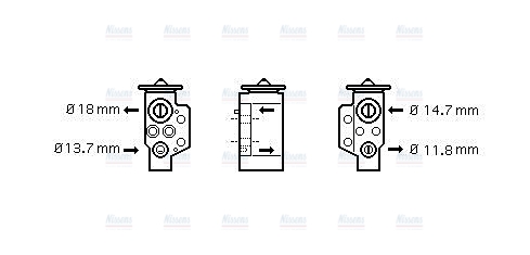 AVA Aircon Expansion Valve VN1243