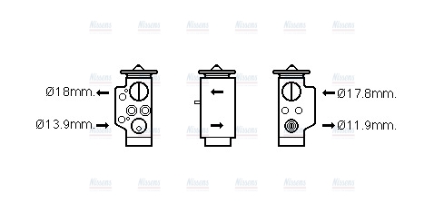 AVA Aircon Expansion valve VN1348