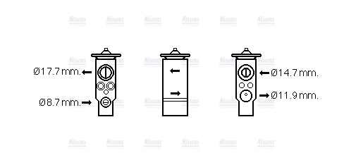 AVA Aircon Expansion Valve VN1366