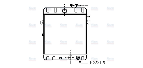 AVA Coolant Radiator VN2007