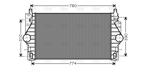 AVA Charge Air Intercooler VN4246
