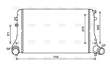 AVA Charge Air Intercooler VN4377