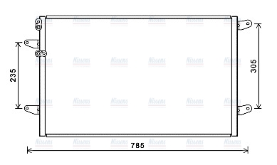 AVA Aircon Condenser VN5379