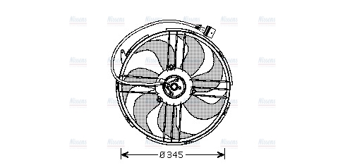 AVA Radiator Cooling Fan VN7512