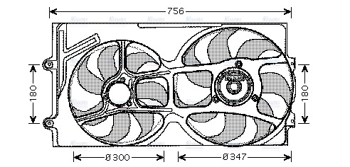AVA Radiator Fan VN7514