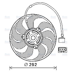 AVA Radiator Cooling Fan VN7533