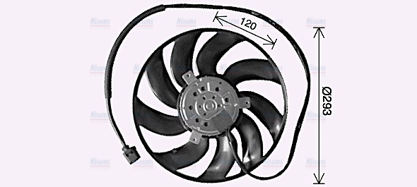 AVA Radiator Cooling Fan VN7542