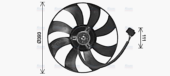 AVA Radiator Cooling Fan VN7544