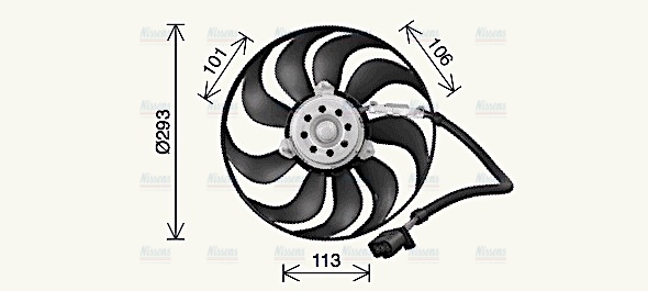 AVA Radiator Cooling Fan VN7546