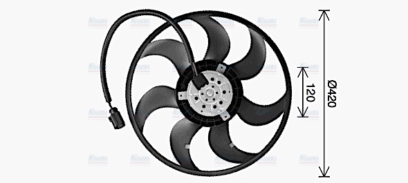AVA Radiator Cooling Fan VN7547