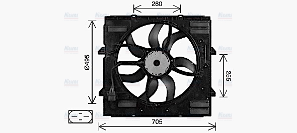 AVA Radiator Fan VN7552