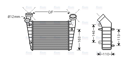 AVA Charge Air Intercooler VNA4216