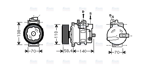 AVA Aircon Compressor VNAK265